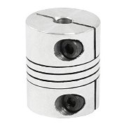 Acople Flexible tipo abrazadera 5 mm a 5 mm