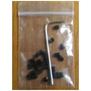 Pack X10 tornillos gusano M3x4