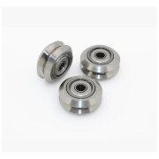 Rueda para perfil 2020 Ranura en V 24.39mm diametro ACERO eje 5mm - imagen 2