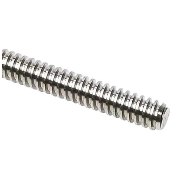 Varilla ACME 8mm largo 400 mm paso 8mm por vuelta con Tuerca