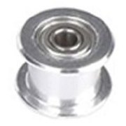 Polea lisa con rodamientos 16 dientes eje 3mm para correa 6mm (sin garantia)