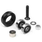 Rueda para perfil 2020 23.89mm diametro eje 5mm Kit completo