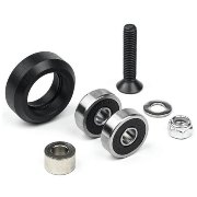 Rueda para perfil 2020 15.23mm diametro eje 5mm Kit completo - imagen 2