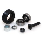 Rueda para perfil 2020 Ranura en V 24.39mm diametro eje 5mm Kit completo - imagen 2