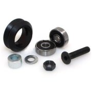 Rueda para perfil 2020 Ranura en V 24.39mm diametro eje 5mm Kit completo