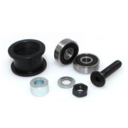 Polea lisa con rodamientos plastica Kit completo - imagen 2