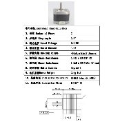Motor Nema 14 40mm 42HD4027-01 - imagen 2