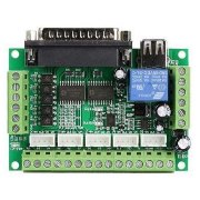 Placa de control CNC - LPT 5 ejes con cable usb para alimentacion