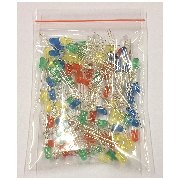 5mm LED kit 100pcs Rojo Amarillo Verde Azul Blanco - imagen 2
