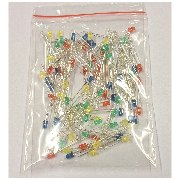 3mm LED kit 100pcs Rojo Amarillo Verde Azul Blanco - imagen 2