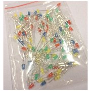 3mm LED kit 100pcs Rojo Amarillo Verde Azul Blanco - imagen 4
