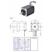 JK28HS45-0674 NEMA11 Stepper Motor With 300MM Cable Round Shaft 1.8¡