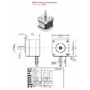 JK35HS34-1004 NEMA14 34mm 2 Phase Hybrid Stepper Motor With 300MM Cable Round Shaft 1.8¡